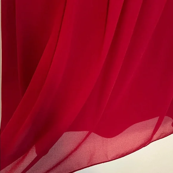 Francesca's Collections Red Embroidered Dress - Picture 9 of 10